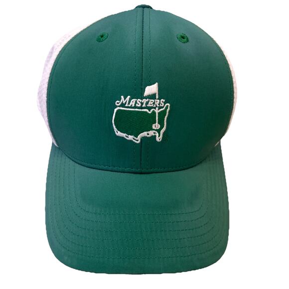 Masters Golf Green/White Mesh Performance Americn Needle Hat Augusta National - Picture 1 of 11